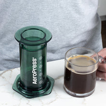 Load image into Gallery viewer, AeroPress Clear Coffee Maker (Green)