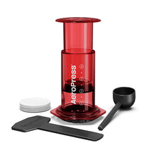 Load image into Gallery viewer, AeroPress Clear Coffee Maker (Red)