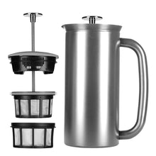 Load image into Gallery viewer, ESPRO P7 French Press Coffee Maker - Brushed (32oz / 946ml)
