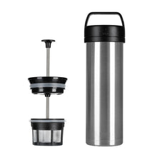 Load image into Gallery viewer, ESPRO P0 Ultralight Travel Coffee Press - Brushed (16oz / 473ml)
