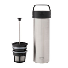 Load image into Gallery viewer, ESPRO P0 Ultralight Travel Coffee Press - Brushed (16oz / 473ml)
