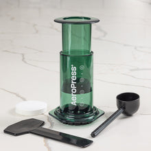 Load image into Gallery viewer, AeroPress Clear Coffee Maker (Green)

