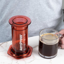 Load image into Gallery viewer, AeroPress Clear Coffee Maker (Red)
