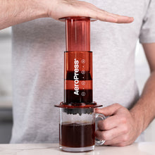 Load image into Gallery viewer, AeroPress Clear Coffee Maker (Red)
