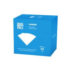 Load image into Gallery viewer, Hario X Project Waterfall V60 Coffee Filter Papers Size 02 (100 pack)
